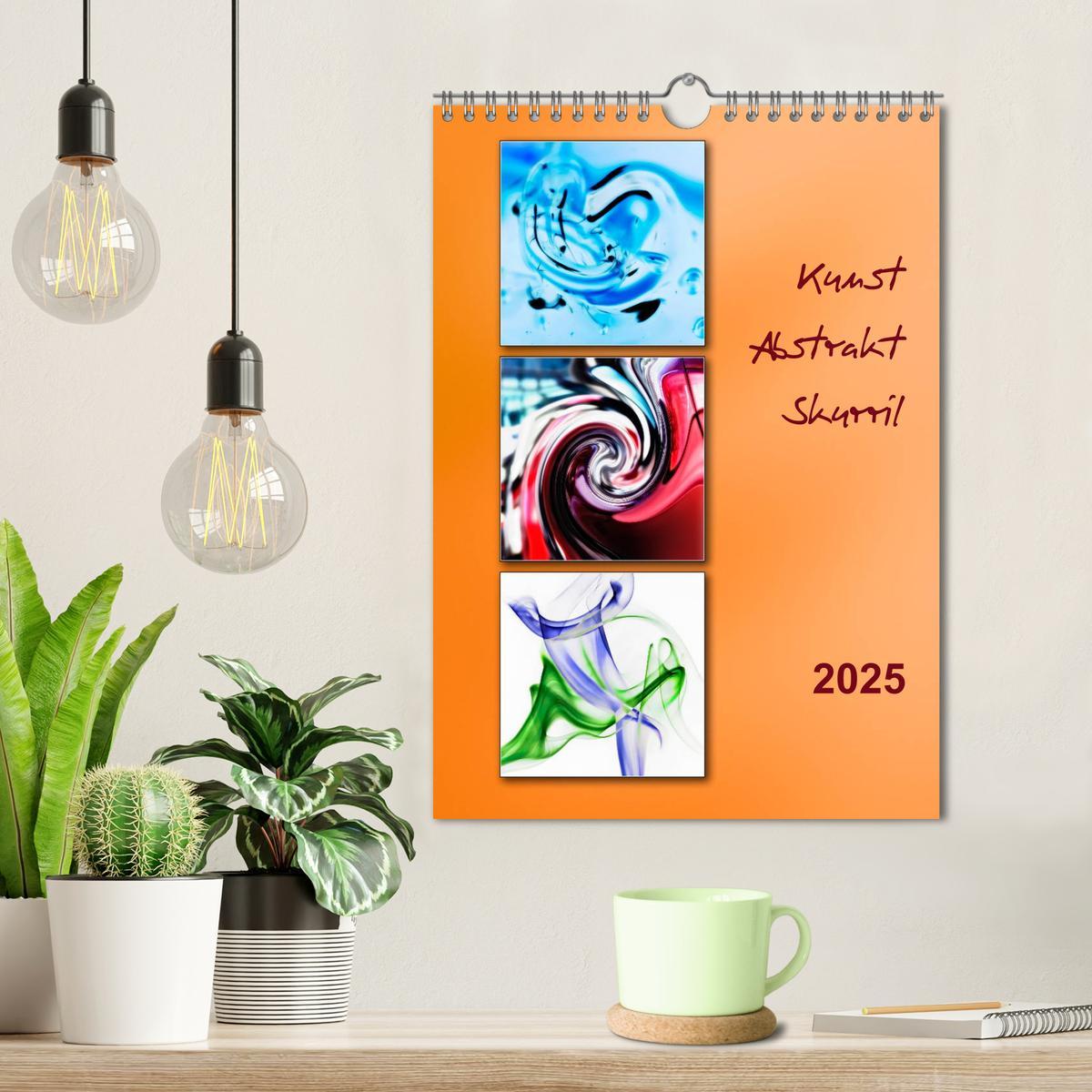 Bild: 9783457086308 | Kunst - Abstrakt - Skurril (Wandkalender 2025 DIN A4 hoch),...