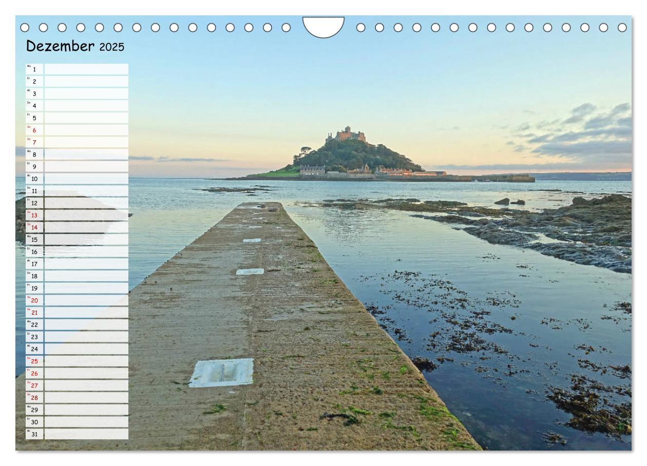 Bild: 9783435311927 | Cornwall. Terminkalender (Wandkalender 2025 DIN A4 quer), CALVENDO...