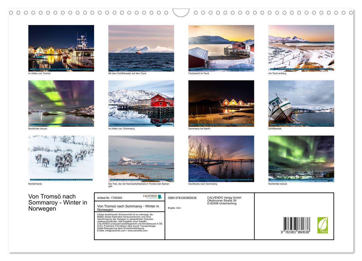 Bild: 9783383860638 | Von Tromsö nach Sommaroy - Winter in Norwegen (Wandkalender 2025...