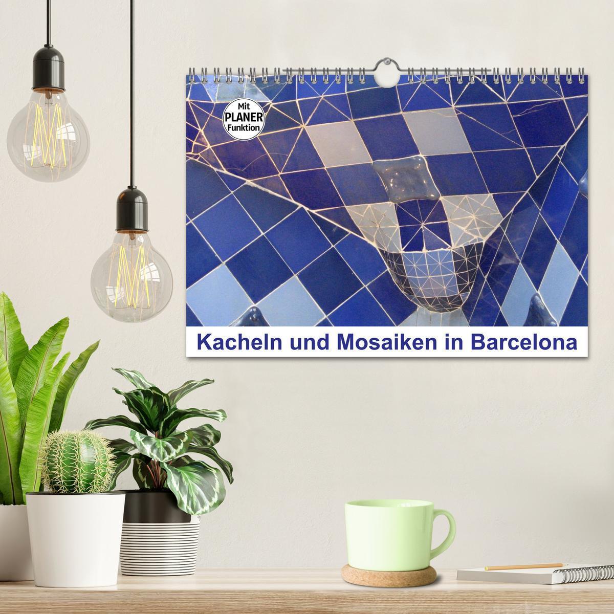 Bild: 9783435507290 | Kacheln und Mosaiken in Barcelona (Wandkalender 2025 DIN A4 quer),...