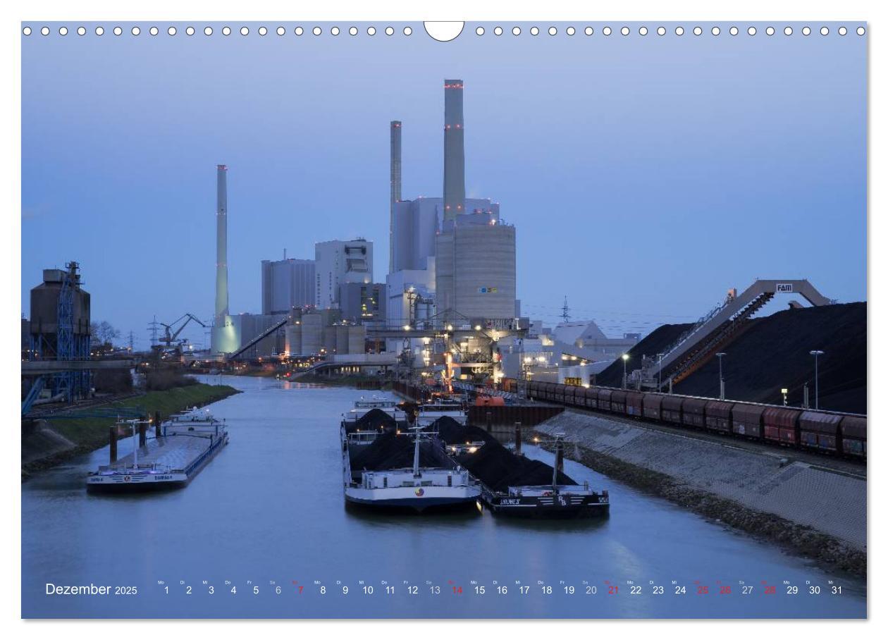 Bild: 9783435597857 | Mannheim 2025 - wenn es Nacht wird im Hafen (Wandkalender 2025 DIN...