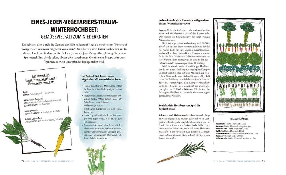 Bild: 9783706626743 | Das sensationelle Winterhochbeet | Ernten bis zum Abfrieren | Kampas