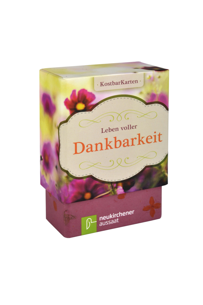 Cover: 9783761562215 | KostbarKarten: Leben voller Dankbarkeit, Spruchkartenbox | Schäfer