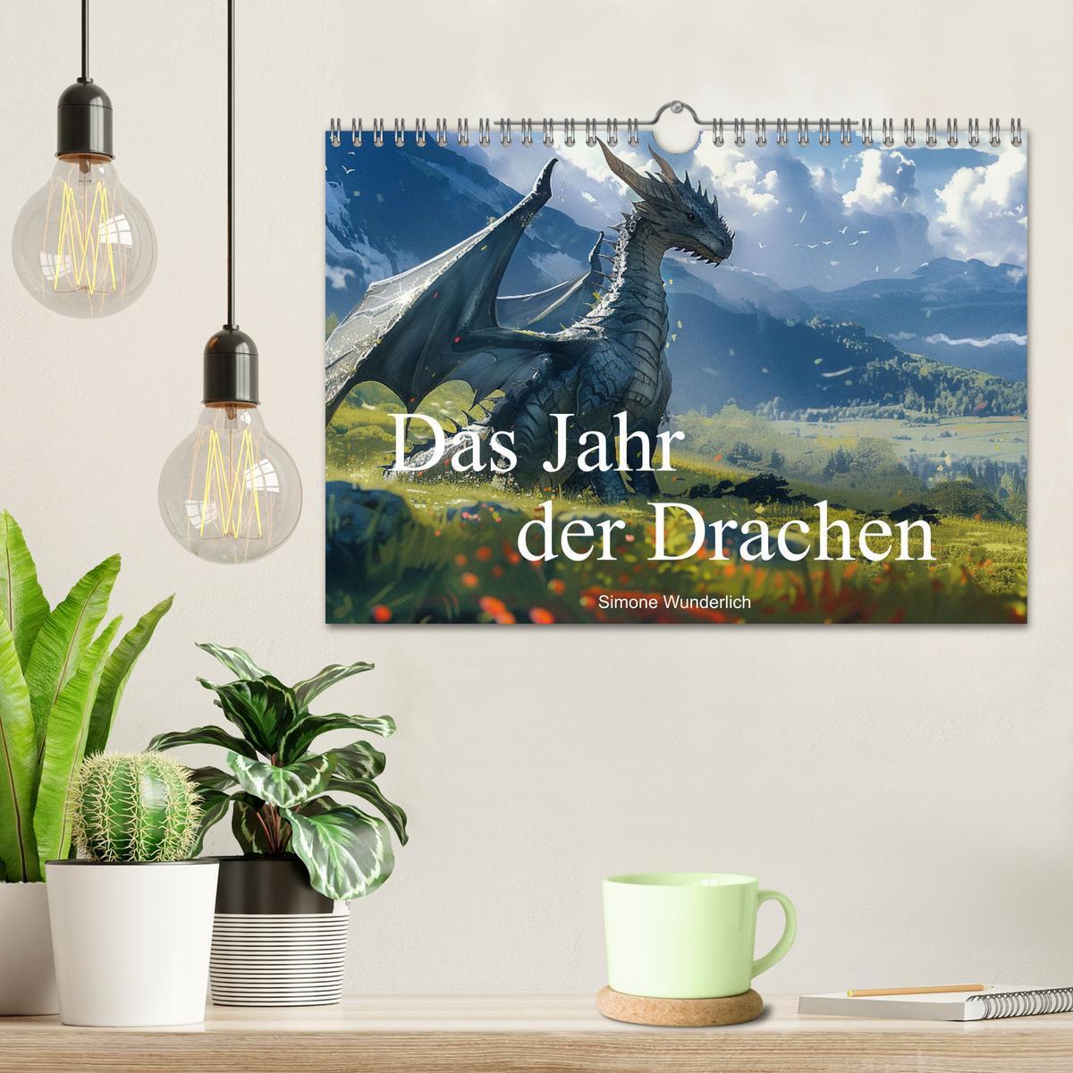 Bild: 9783383790935 | Das Jahr der Drachen (Wandkalender 2025 DIN A4 quer), CALVENDO...