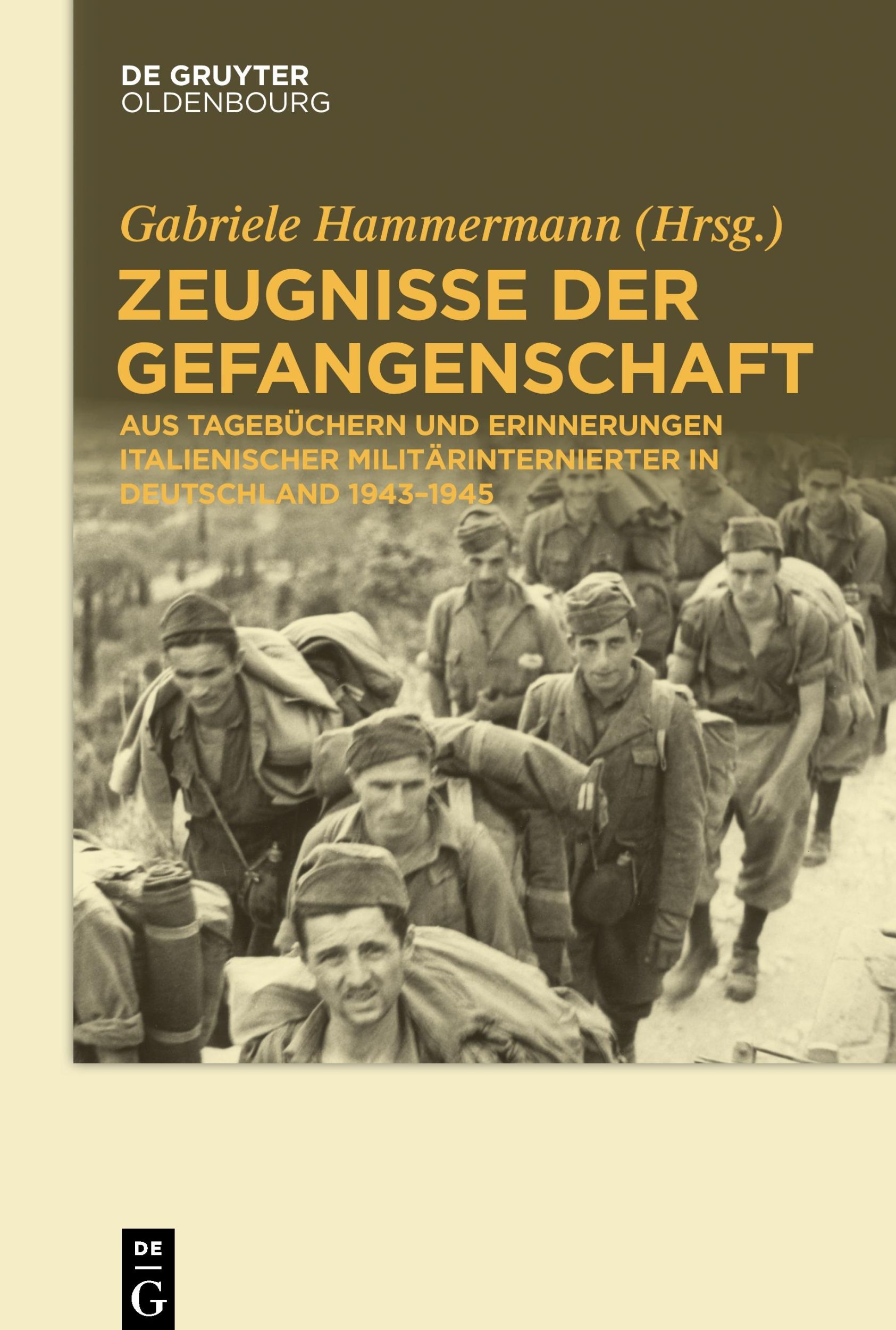 Cover: 9783110554694 | Zeugnisse der Gefangenschaft | Gabriele Hammermann | Taschenbuch | X