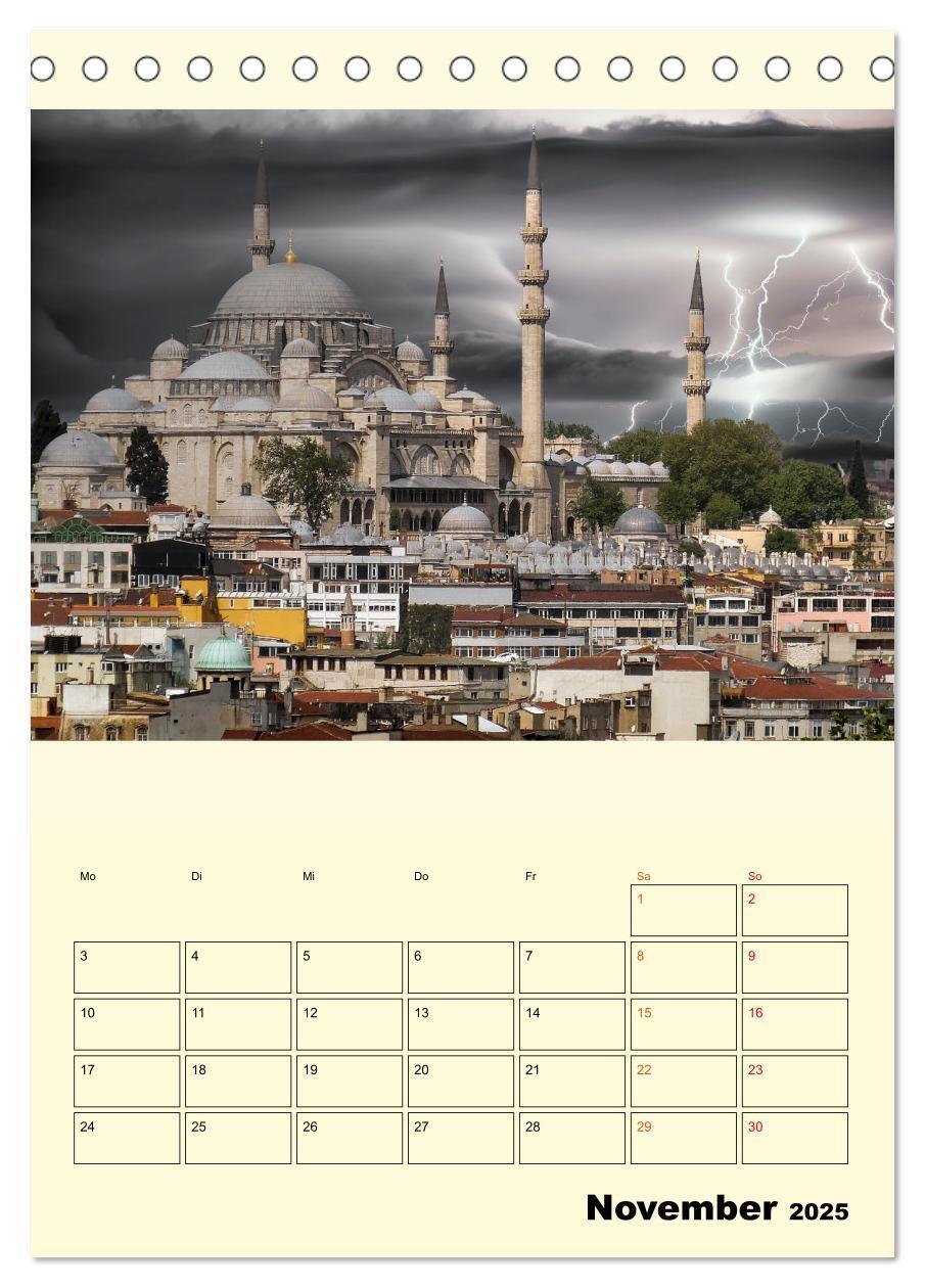 Bild: 9783435884933 | Metropolen im Gewitter (Tischkalender 2025 DIN A5 hoch), CALVENDO...