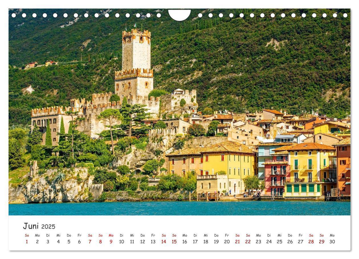 Bild: 9783435012220 | Malcesine am Gardasee (Wandkalender 2025 DIN A4 quer), CALVENDO...