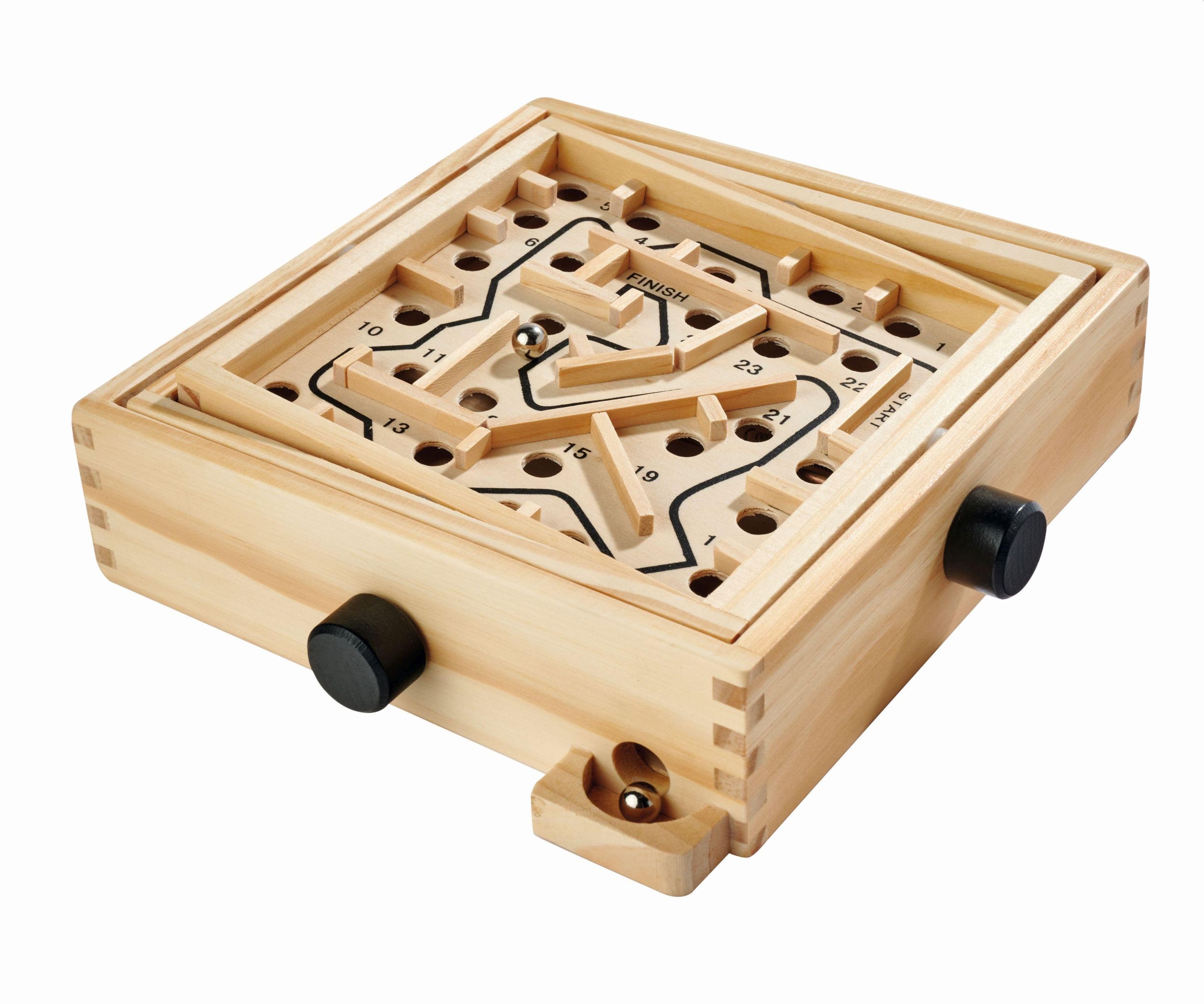 Bild: 4000826004615 | Deluxe Holzlabyrinth | Noris | Spiel | Classic Games | 606101983