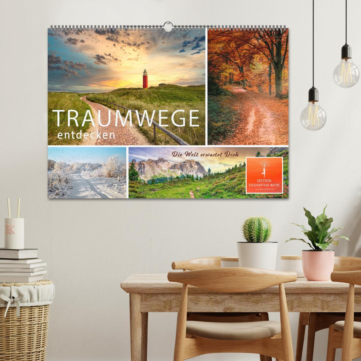 Bild: 9783435083756 | Traumwege entdecken (Wandkalender 2025 DIN A2 quer), CALVENDO...