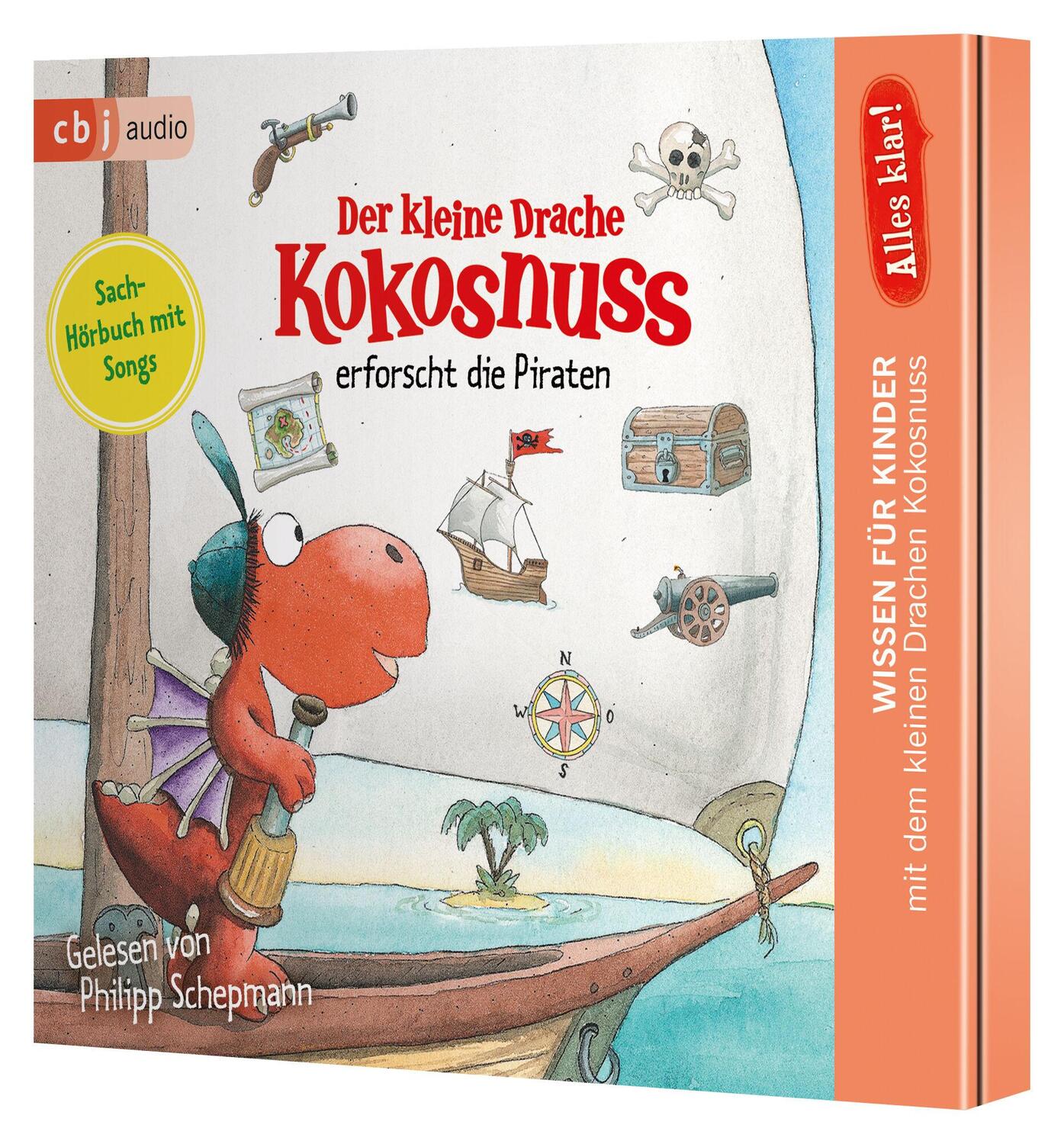 Bild: 9783837148930 | Alles klar! Der kleine Drache Kokosnuss erforscht die Piraten | CD