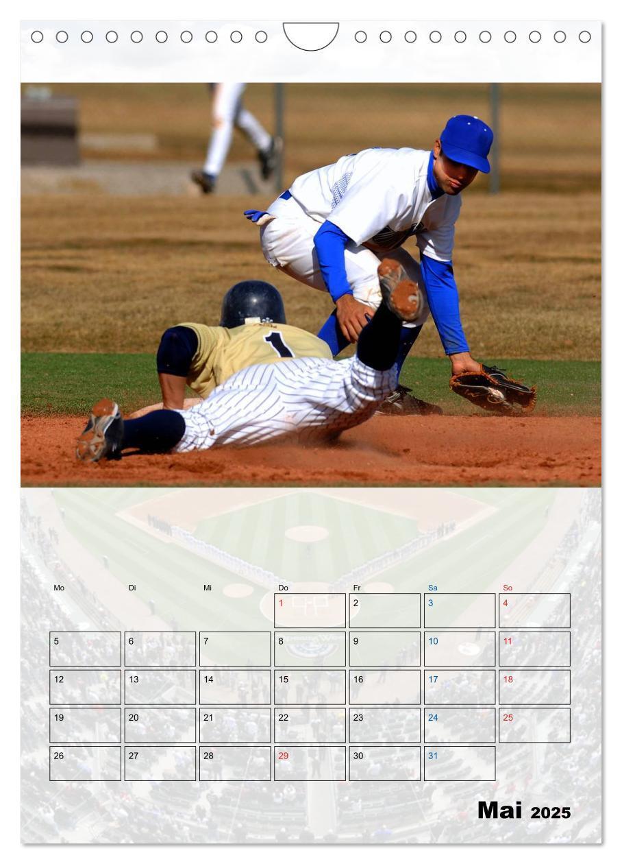 Bild: 9783457011867 | Kultsport Baseball (Wandkalender 2025 DIN A4 hoch), CALVENDO...