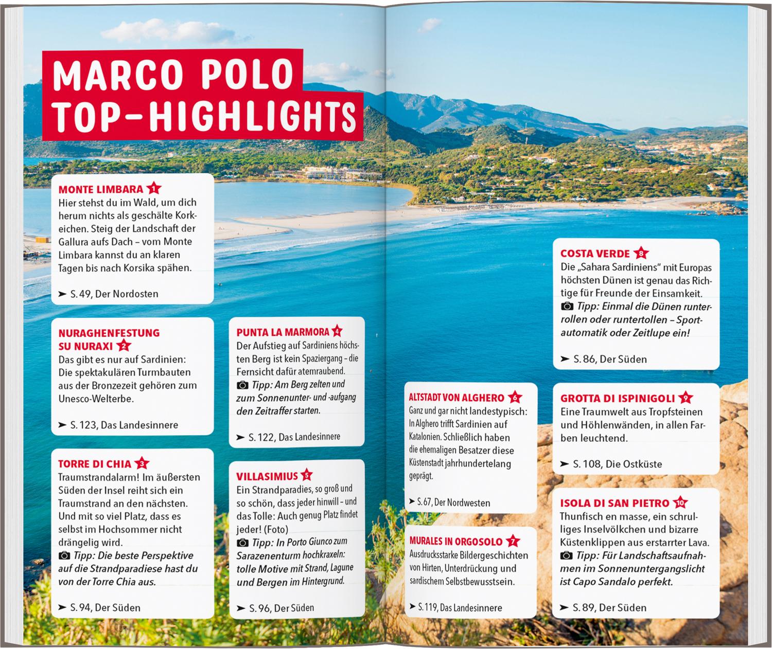 Bild: 9783829770125 | MARCO POLO Reiseführer Sardinien | Timo Lutz (u. a.) | Taschenbuch