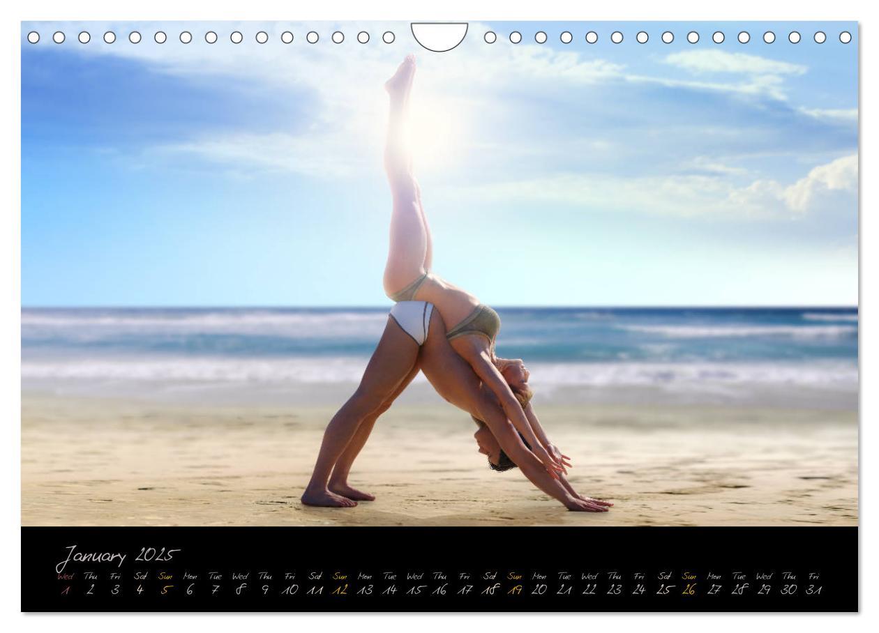 Bild: 9781325943494 | Yoga Couples - Harmony and Passion (Wall Calendar 2025 DIN A4...