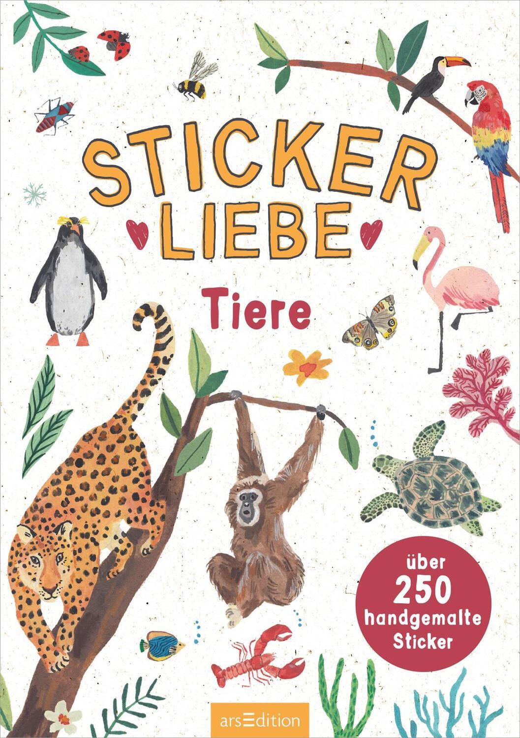 Bild: 4014489134435 | Stickerliebe - Tiere | Über 250 handgemalte Sticker | Sofroniou | 2024