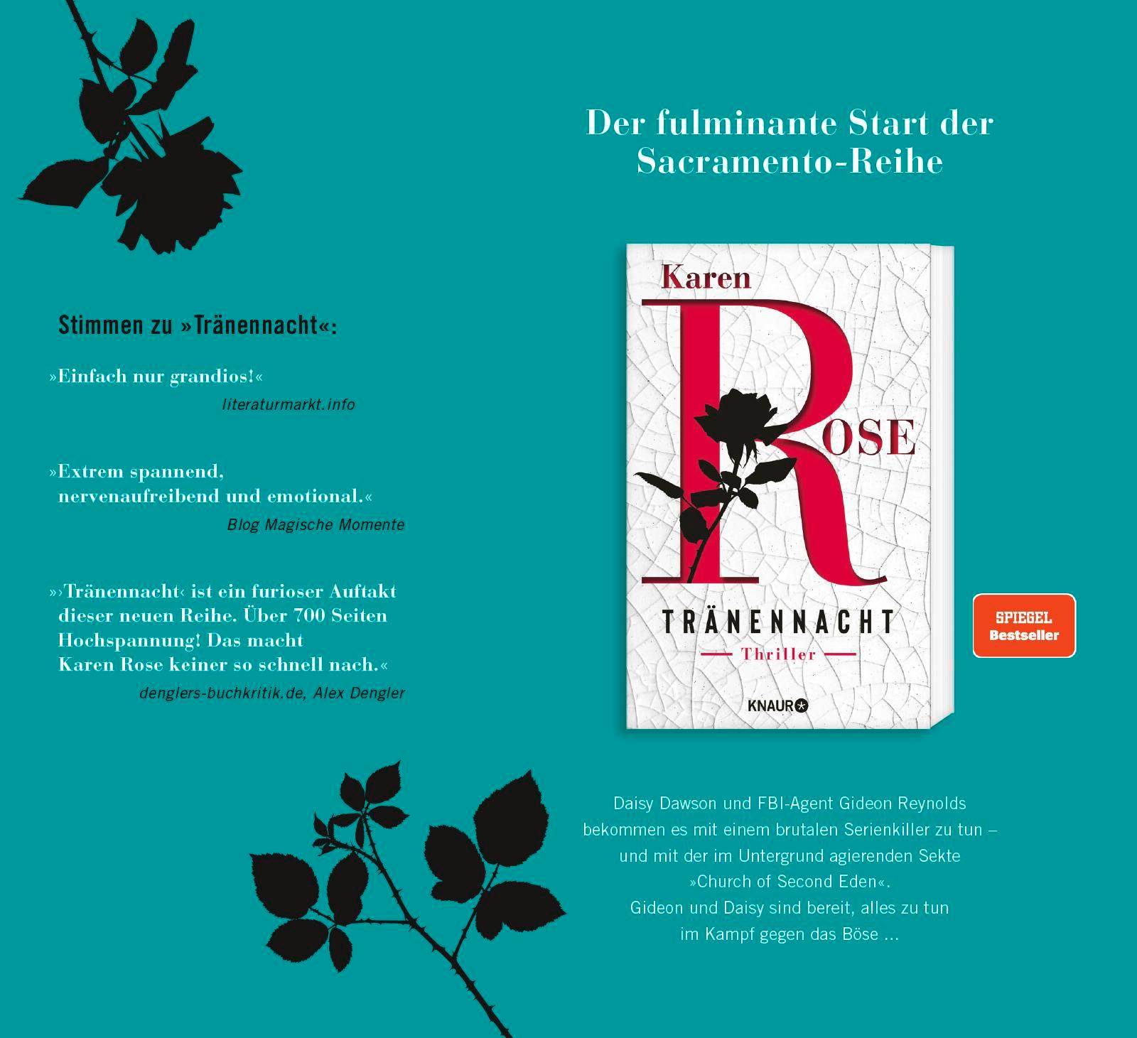 Bild: 9783426227350 | Tränenfluch | Thriller | Karen Rose | Taschenbuch | 812 S. | Deutsch