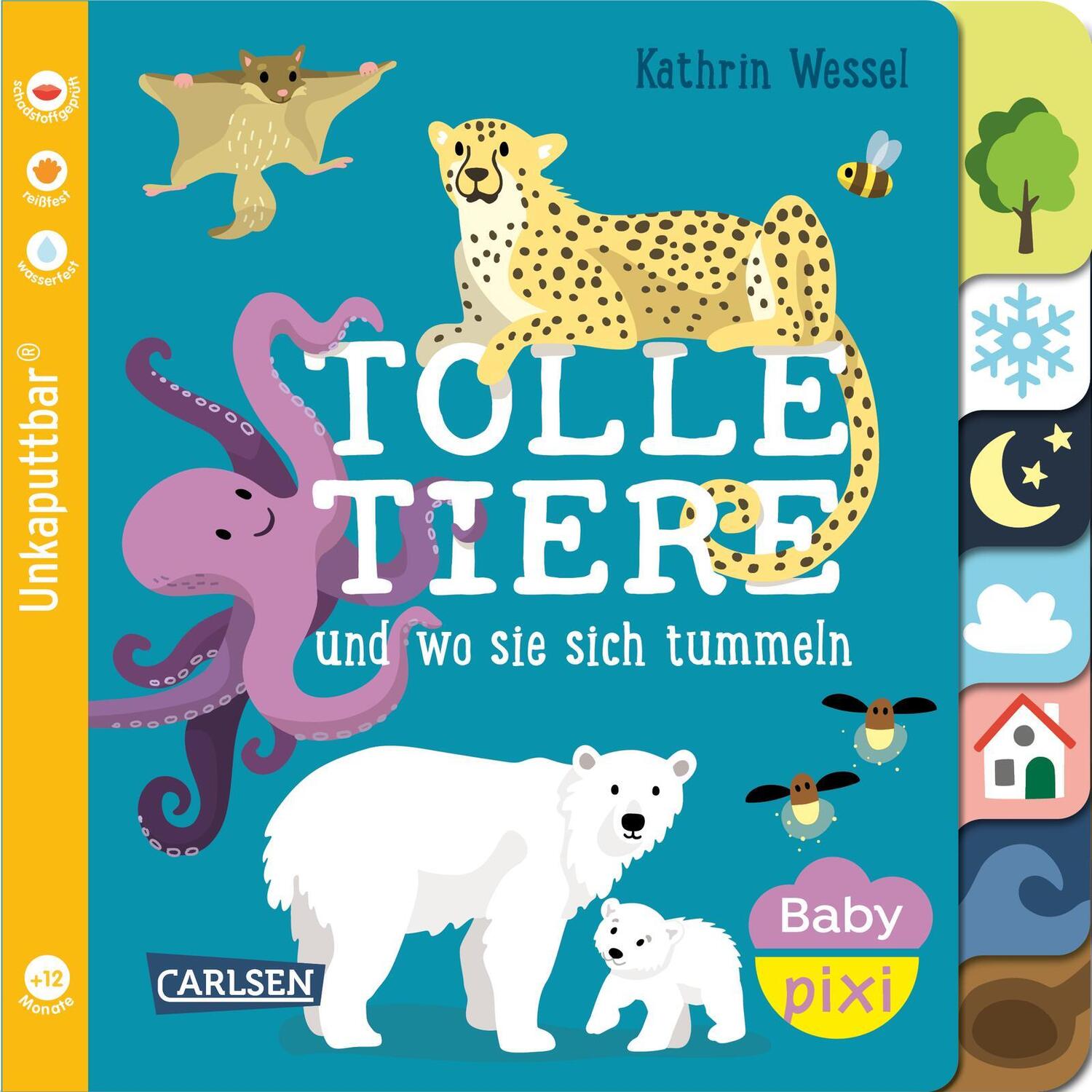 Cover: 9783551062291 | Baby Pixi (unkaputtbar) 114: Tolle Tiere | Taschenbuch | Baby Pixi