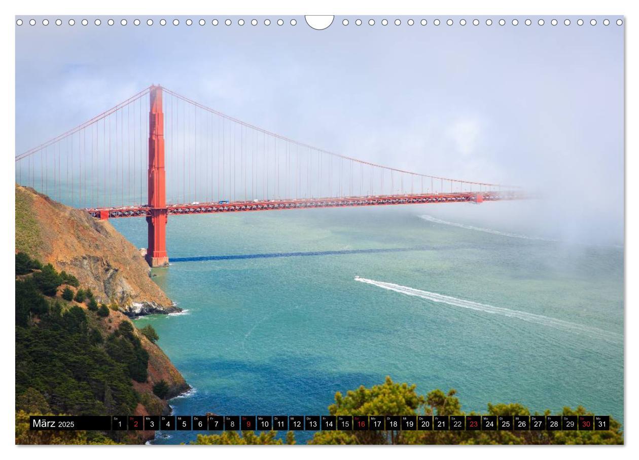 Bild: 9783435742103 | Golden Gate Bridge (Wandkalender 2025 DIN A3 quer), CALVENDO...