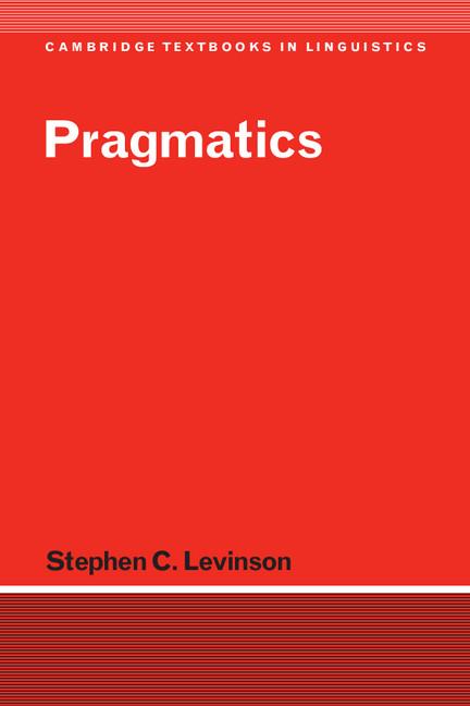 Cover: 9780521294140 | Pragmatics | Stephen C. Levinson | Taschenbuch | Paperback | Englisch