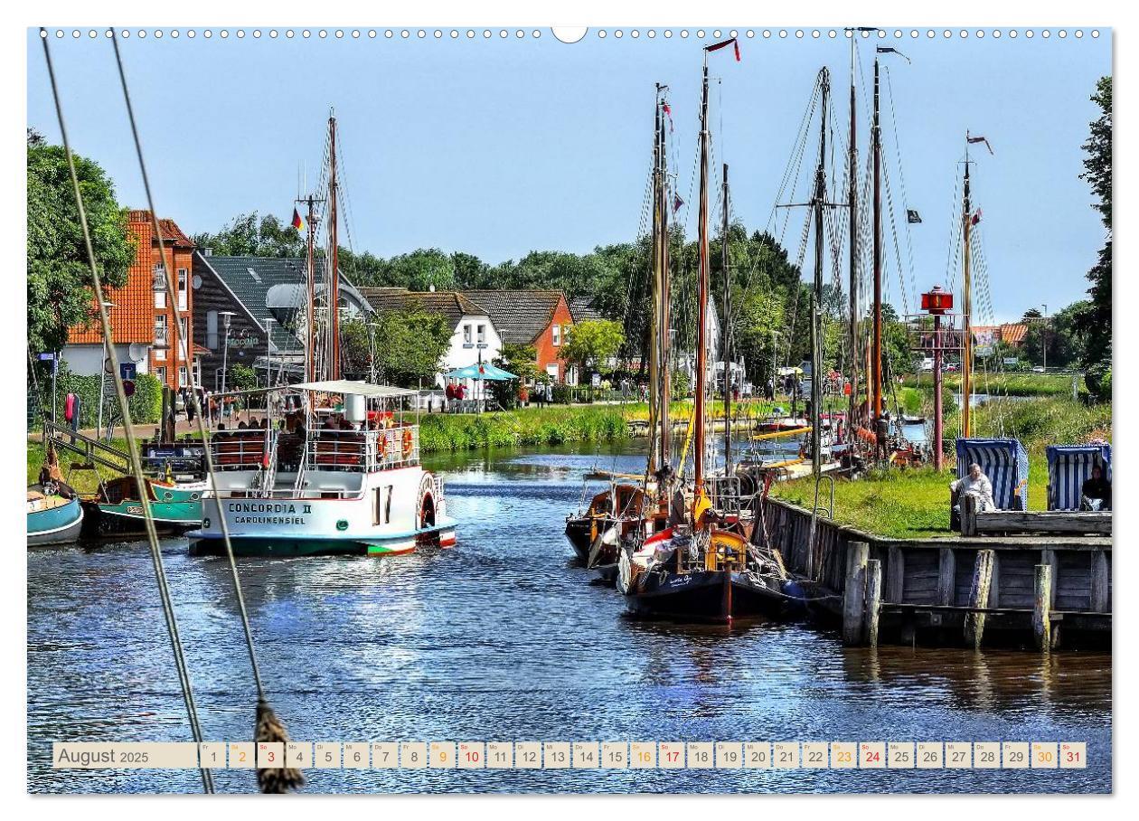 Bild: 9783435662210 | Ostfriesland - der alte Hafen Carolinensiel (Wandkalender 2025 DIN...