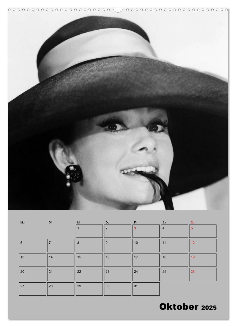 Bild: 9783457023167 | Hollywood-Diva. Audrey Hepburn (Wandkalender 2025 DIN A2 hoch),...