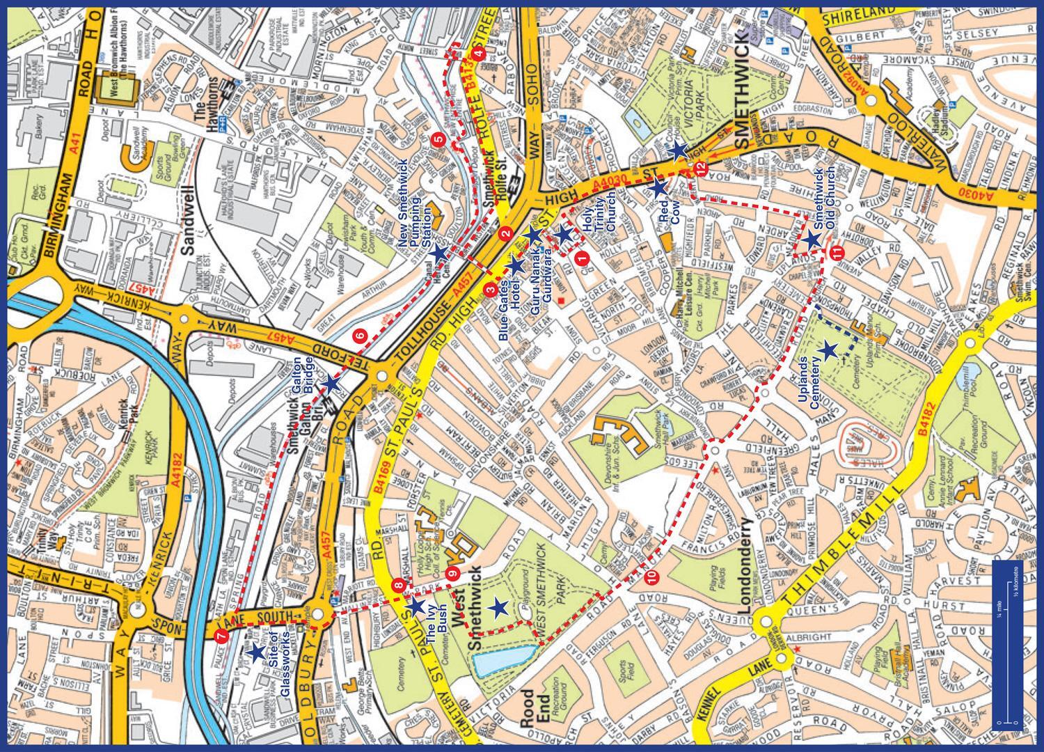 Bild: 9780008496302 | A -Z Birmingham Hidden Walks | A-Z Maps (u. a.) | Taschenbuch | 2022