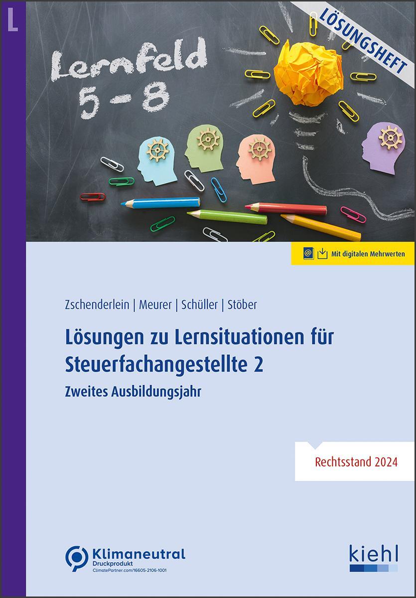 Cover: 9783470111513 | Lösungen zu Lernsituationen für Steuerfachangestellte 2 | Bundle