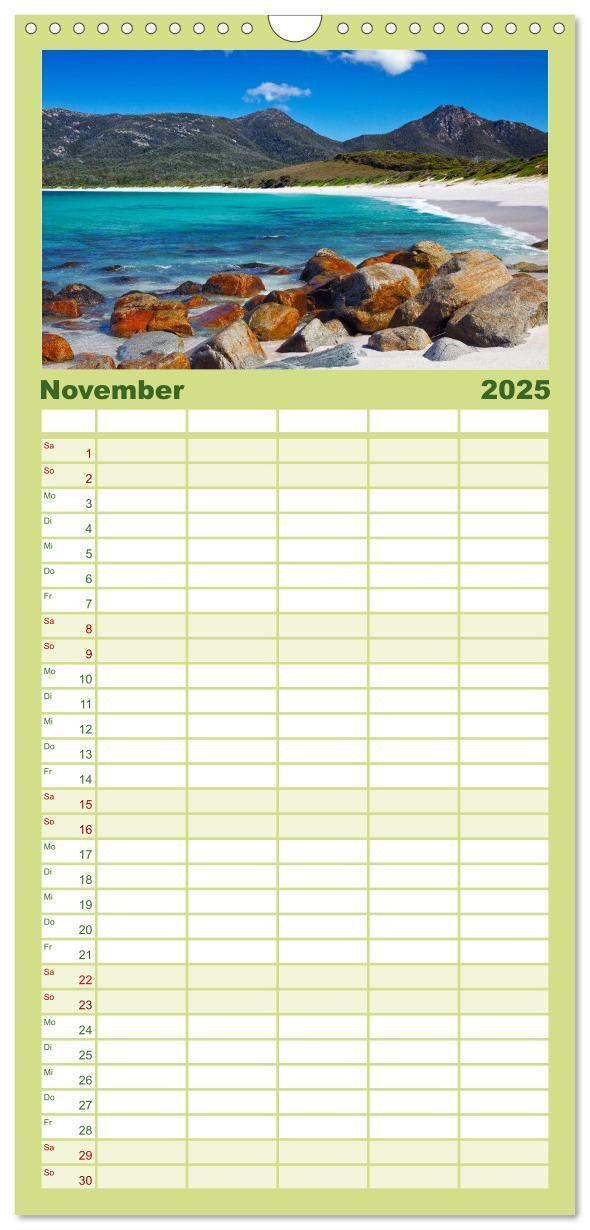 Bild: 9783457120309 | Familienplaner 2025 - Australien mit 5 Spalten (Wandkalender, 21 x...