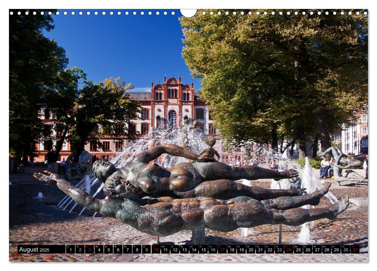 Bild: 9783435549580 | Ostseeperle Rostock (Wandkalender 2025 DIN A3 quer), CALVENDO...