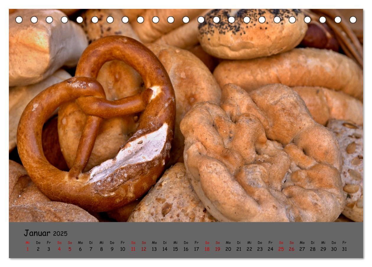 Bild: 9783383989490 | Mein Brotkalender (Tischkalender 2025 DIN A5 quer), CALVENDO...