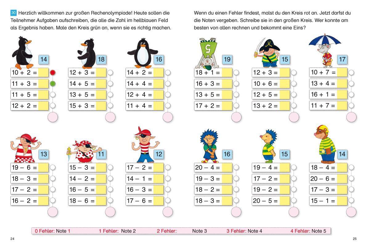 Bild: 9783940811240 | Fragenbär - Richtig rechnen 1. Klasse | Broschüre | 48 S. | Deutsch