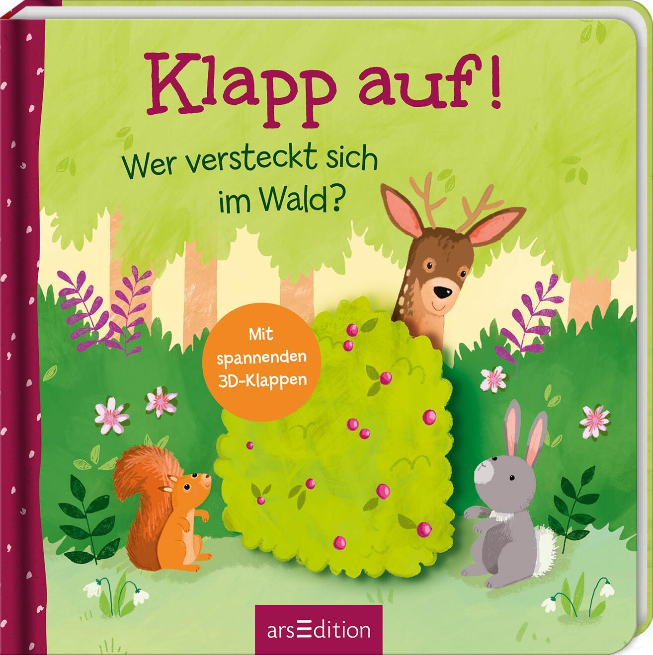 Cover: 9783845855837 | Klapp auf! Wer versteckt sich im Wald? | Mit spannenden 3D-Klappen