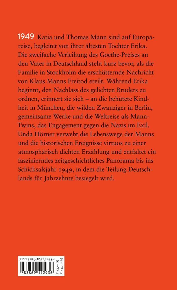 Rückseite: 9783869152936 | Solange es eine Heimat gibt. Erika Mann | Erika Mann | Unda Hörner