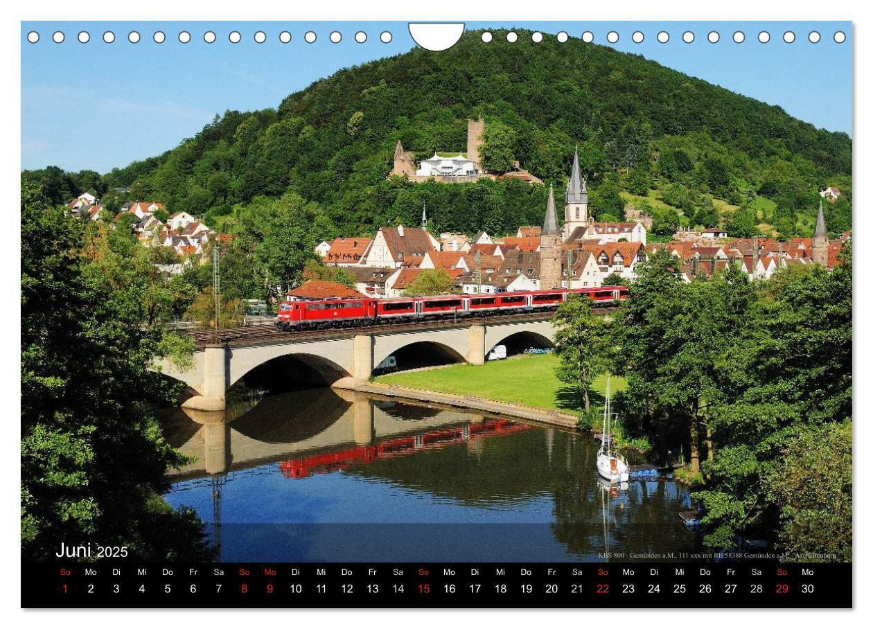 Bild: 9783435618484 | Eisenbahn in Mitteldeutschland (Wandkalender 2025 DIN A4 quer),...