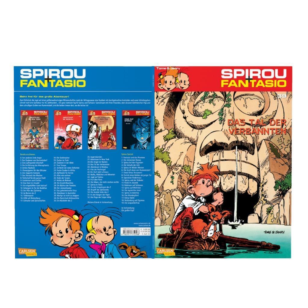 Bild: 9783551772398 | Spirou &amp; Fantasio 39: Das Tal der Verbannten | Janry (u. a.) | Buch