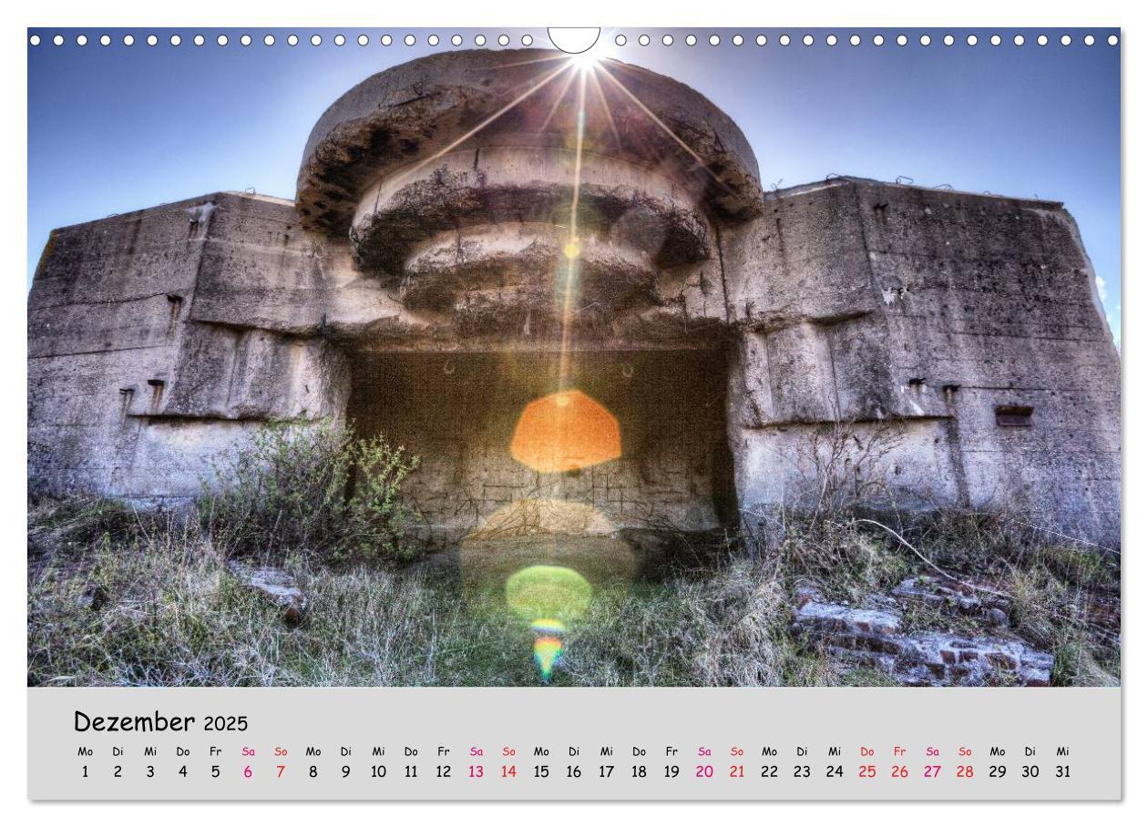 Bild: 9783435645695 | Bunker Zeitzeugen der Geschichte (Wandkalender 2025 DIN A3 quer),...