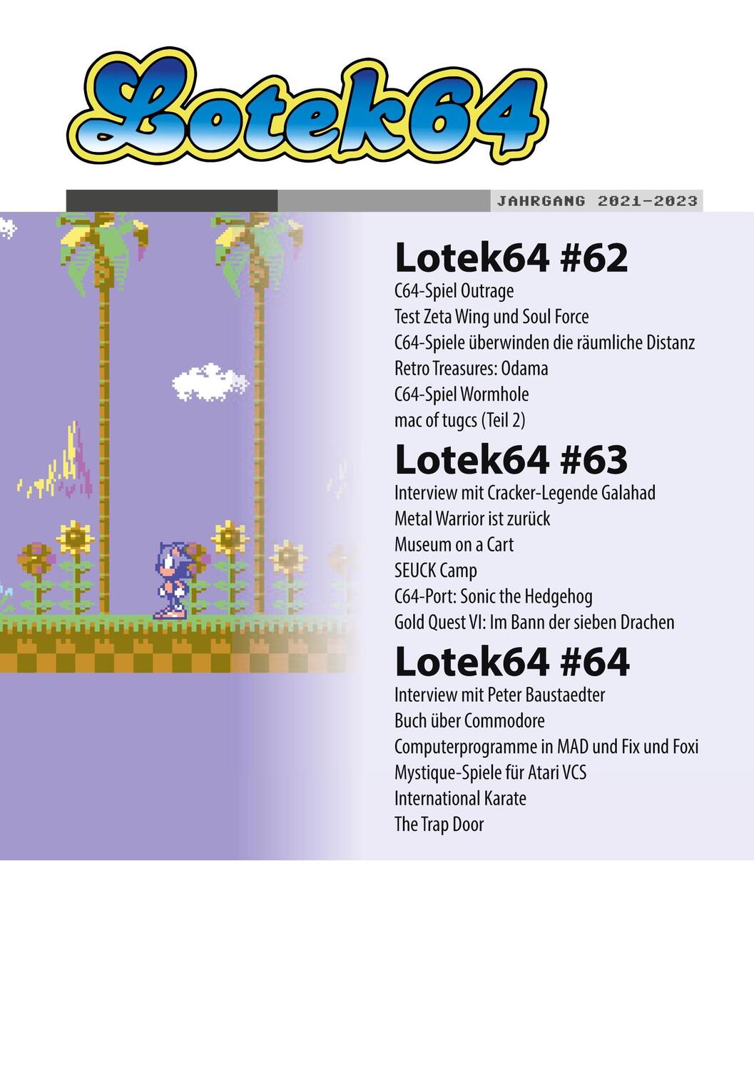 Cover: 9783758320798 | Lotek64 #2021-2023 | Ausgaben 62, 63 und 64 | Georg Fuchs | Buch