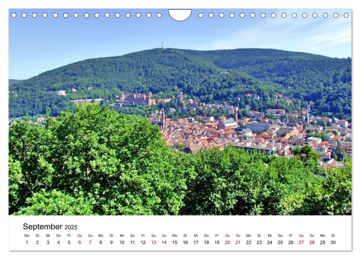 Bild: 9783435440696 | Heidelberg - Heiligenberg und Philosophenweg (Wandkalender 2025 DIN...