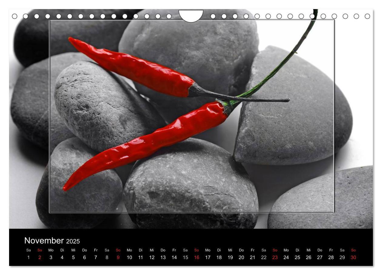 Bild: 9783435824335 | Hot Chili Küchen Kalender (Wandkalender 2025 DIN A4 quer), CALVENDO...