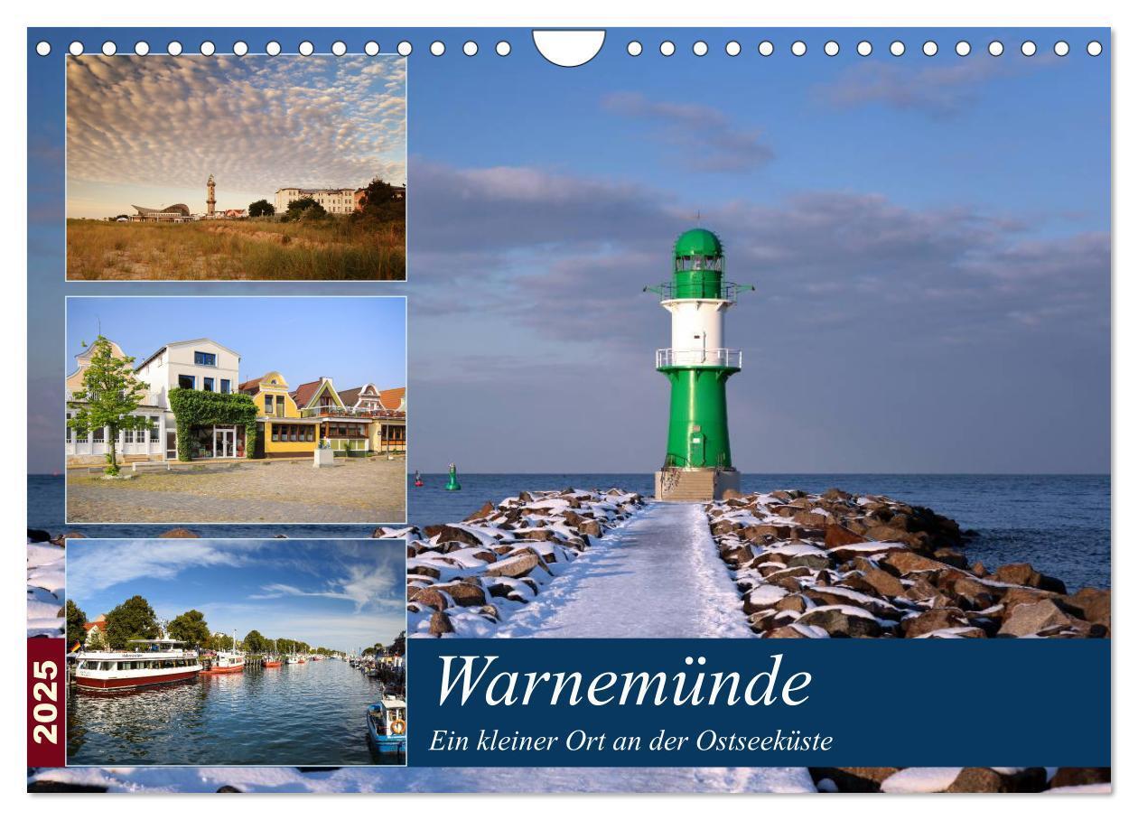 Cover: 9783435663774 | Urlaub in Warnemünde (Wandkalender 2025 DIN A4 quer), CALVENDO...