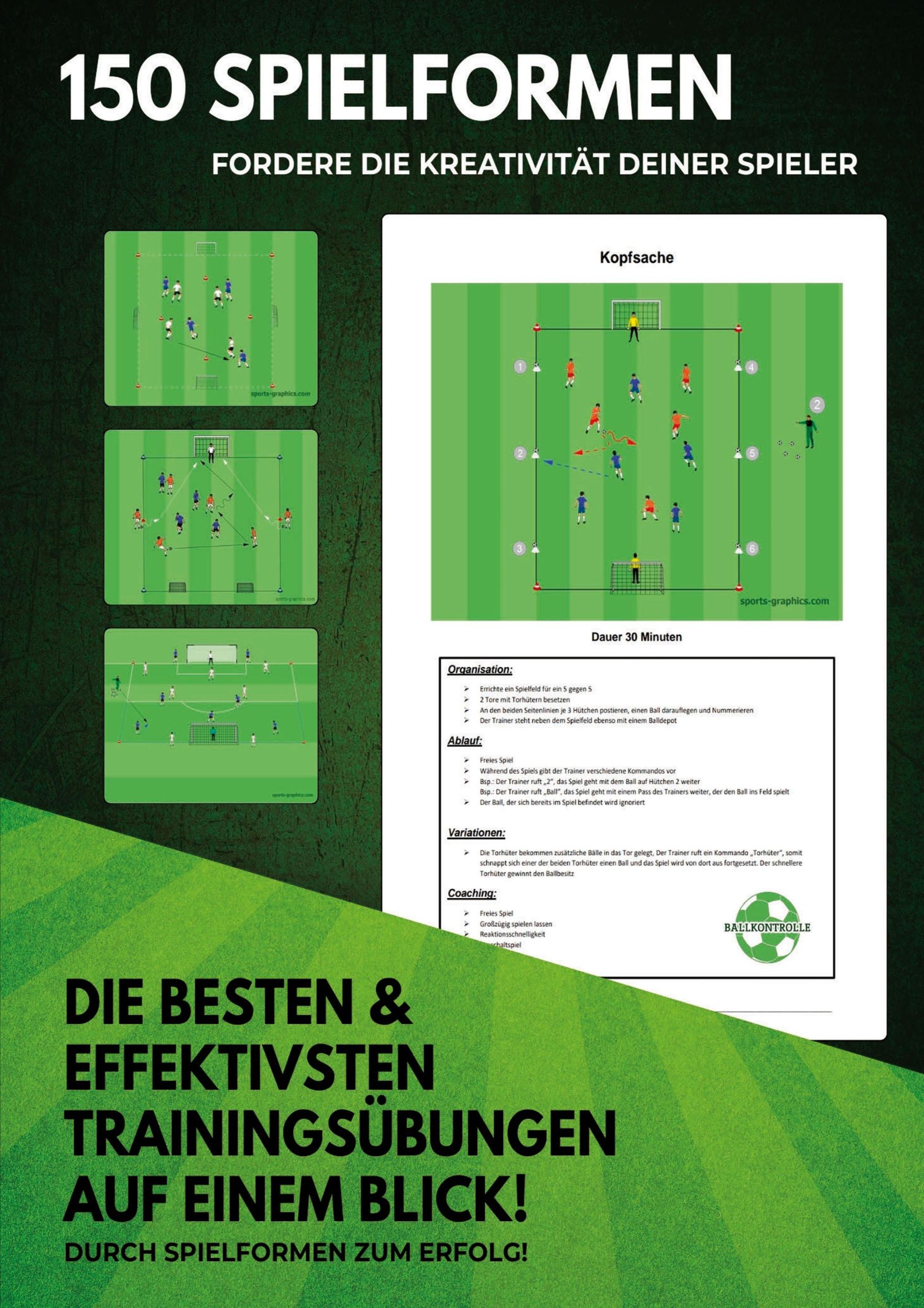 Cover: 9783989354265 | 150 Spielformen - Fordere die Kreativität deiner Spieler | Plannerer