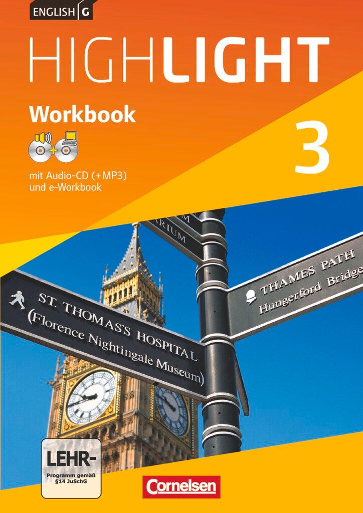 Cover: 9783060333110 | English G Highlight 03: 7. Schuljahr Hauptschule. Workbook mit...