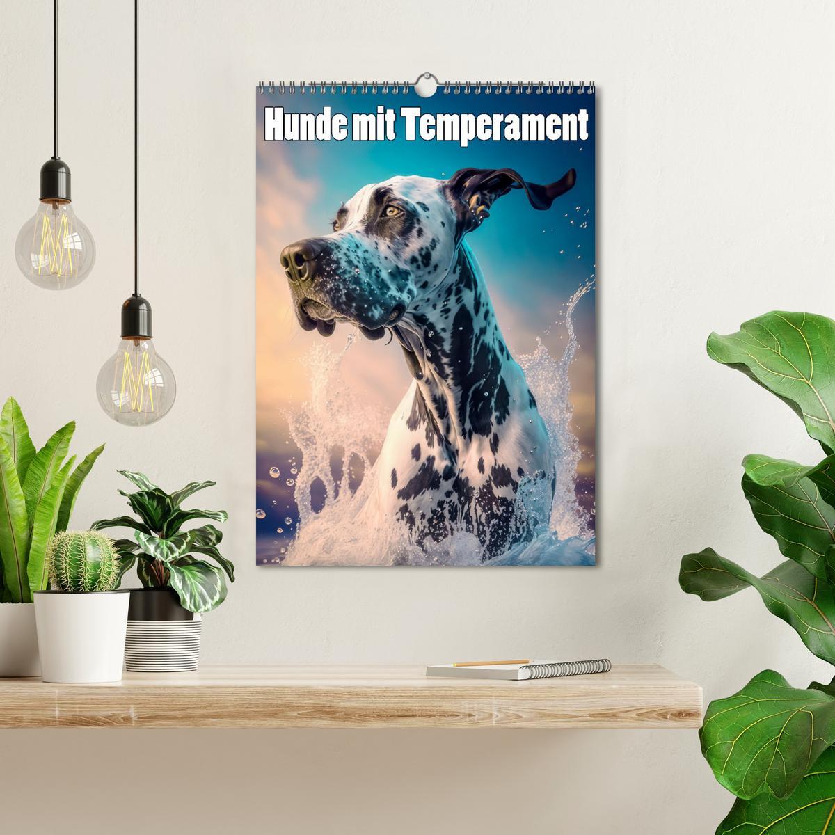 Bild: 9783435882731 | Hunde mit Temperament (Wandkalender 2025 DIN A3 hoch), CALVENDO...