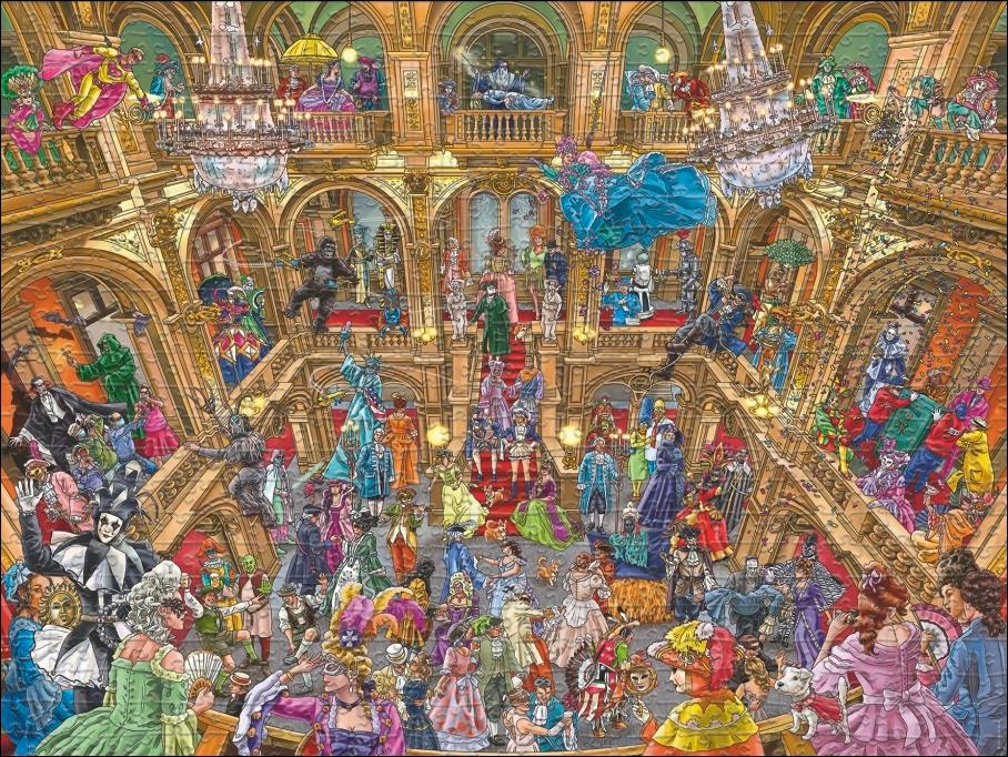 Bild: 4001689300234 | Masked Ball1500 Teile | Birgit Tanck | Puzzle | 1500 Teile Puzzle Heye