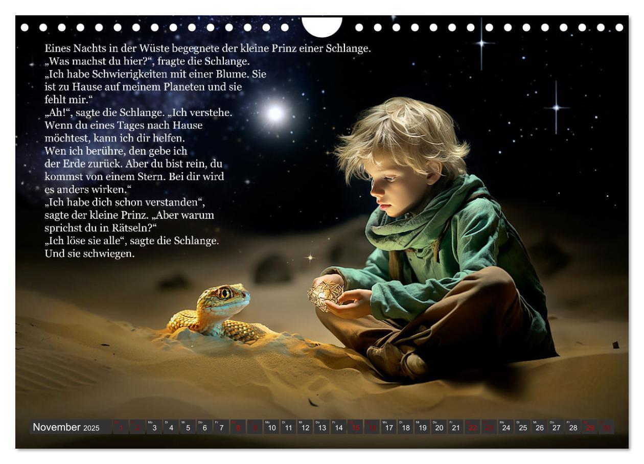 Bild: 9783383857812 | Die Reise des kleinen Prinzen (Wandkalender 2025 DIN A4 quer),...