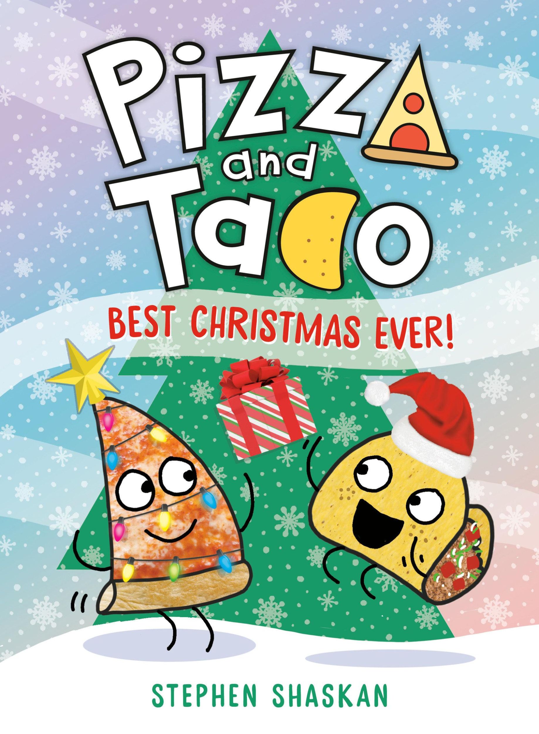 Cover: 9780593703496 | Pizza and Taco: Best Christmas Ever! | (A Graphic Novel) | Shaskan