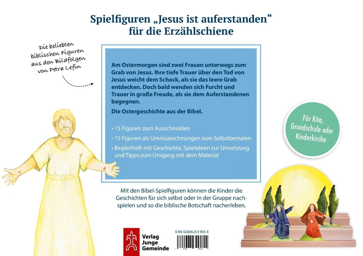 Bild: 4260179515125 | Jesus ist auferstanden. Spielfiguren für die Erzählschiene. | Lefin