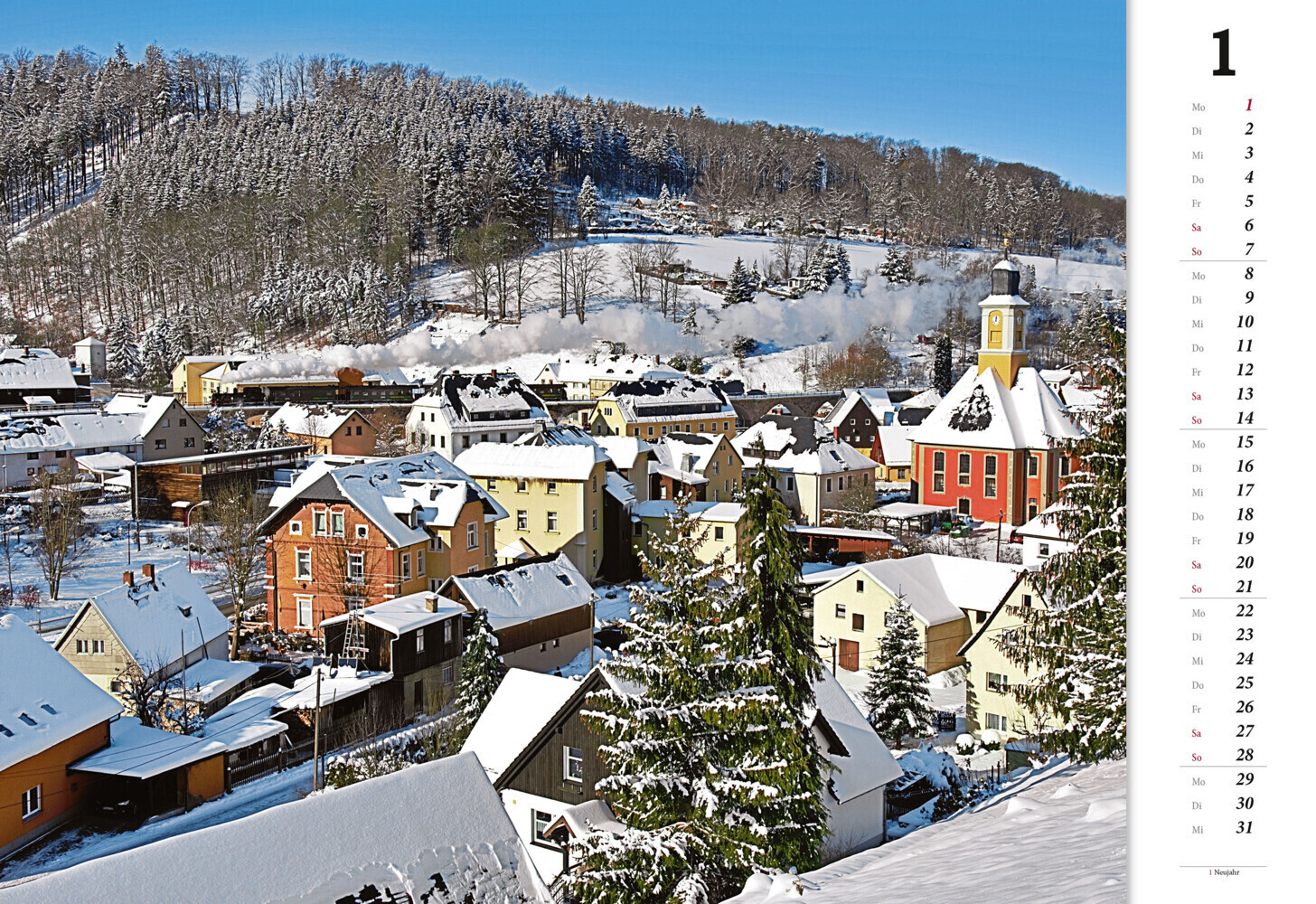 Bild: 9783964536396 | Schmalspurbahnen 2024 | zwischen Ostsee und Erzgebirge | Kalender