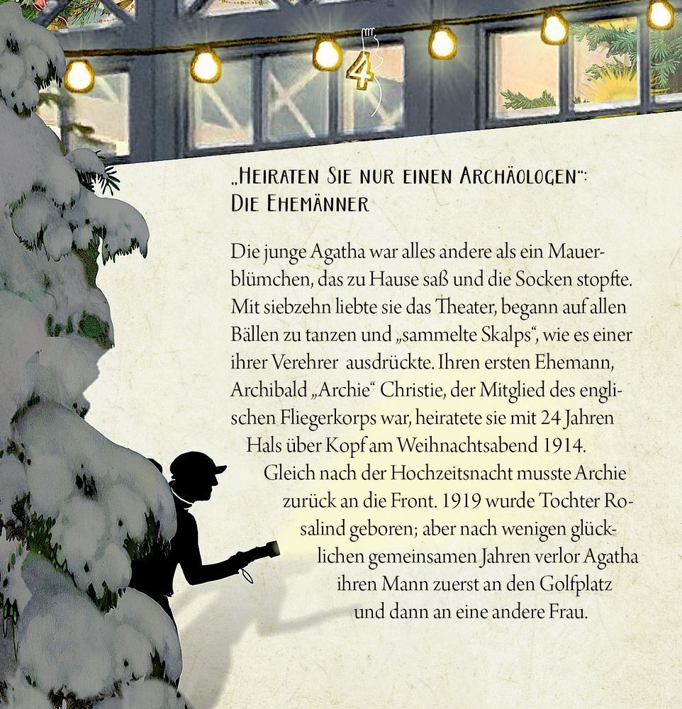 Bild: 4050003723198 | Weihnachten mit Agatha Christie, Zettelkalender | Susan Niessen