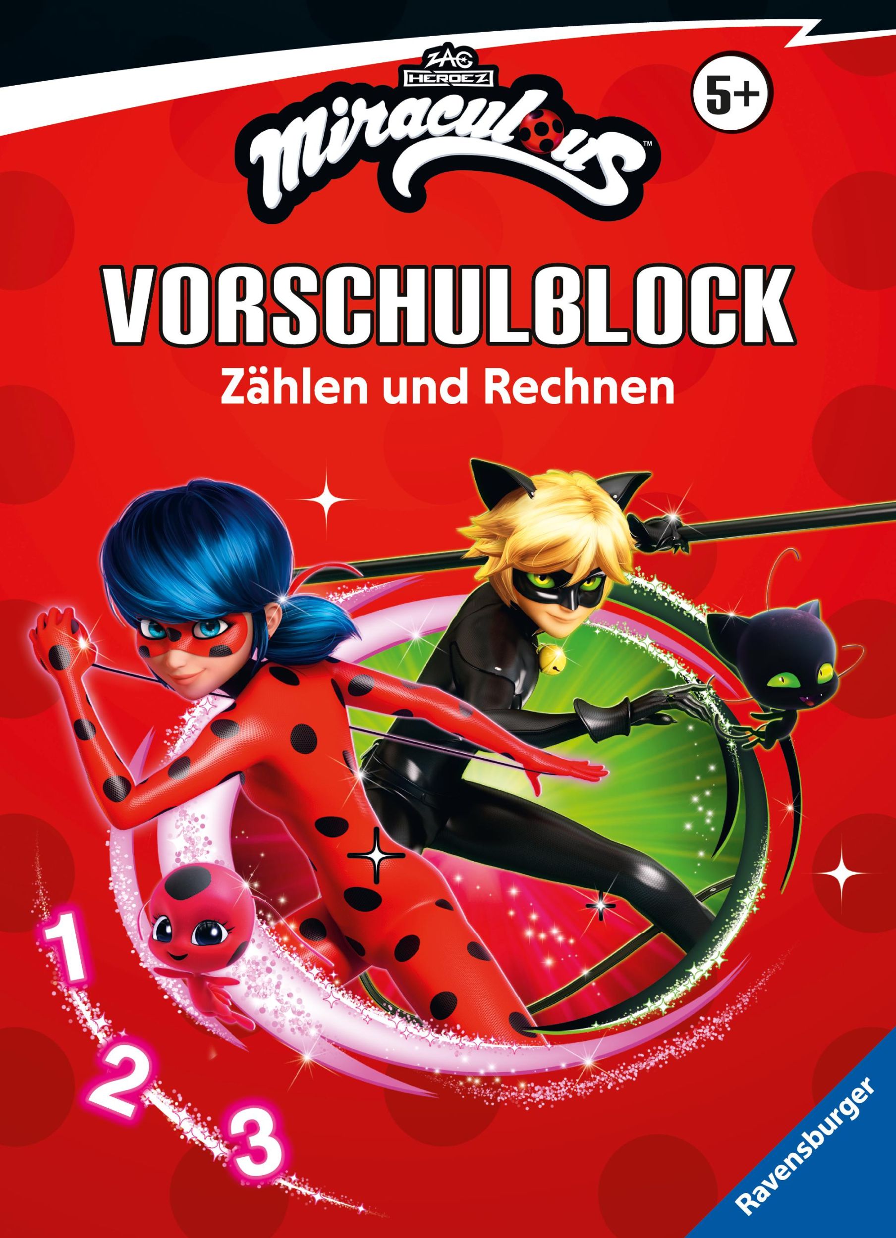 Cover: 9783473498260 | Miraculous Mein Vorschulblock Zählen und Rechnen - Konzentration,...