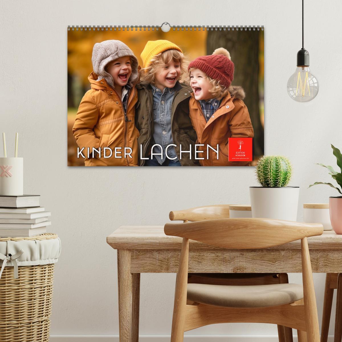 Bild: 9783383863110 | Kinder Lachen (Wandkalender 2025 DIN A3 quer), CALVENDO Monatskalender